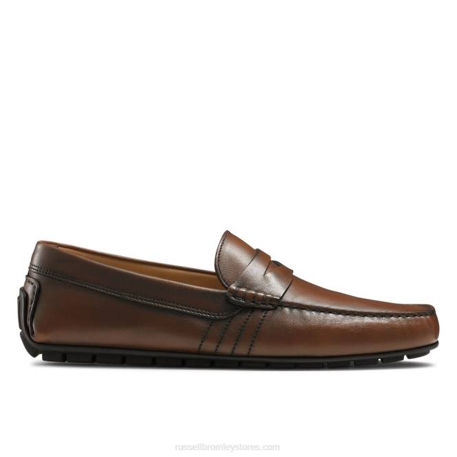 גברים נהג ללבוש רך חום 0X82487 Russell And Bromley