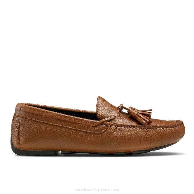 גברים נהג ציצית מונזה חום 0X82493 Russell And Bromley