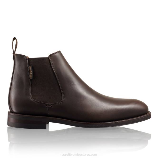 גברים מגף ברלינגטון צ'לסי חום 0X82610 Russell And Bromley