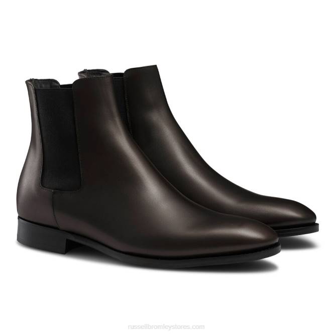 גברים מגף מייפלווד צ'לסי חום 0X82614 Russell And Bromley