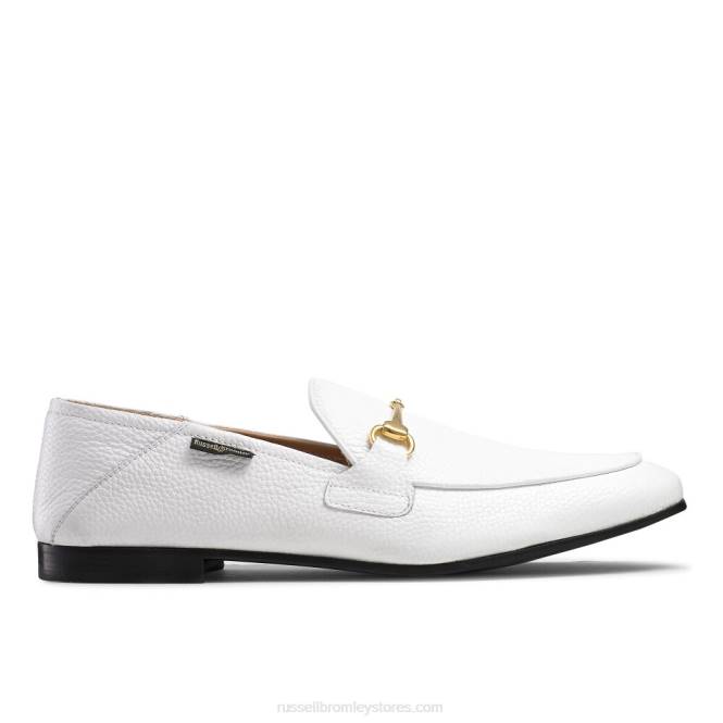 גברים Loafer m Snaffle Loafer לבן 0X82571 Russell And Bromley