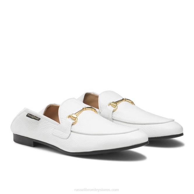 גברים Loafer m Snaffle Loafer לבן 0X82571 Russell And Bromley