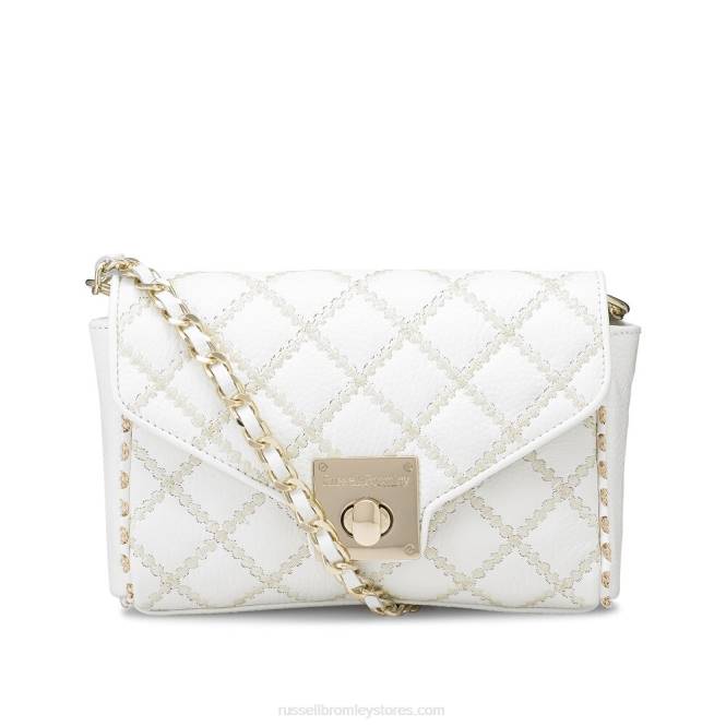 boulevard2 mini crossbody לבן 0X82695 Russell And Bromley