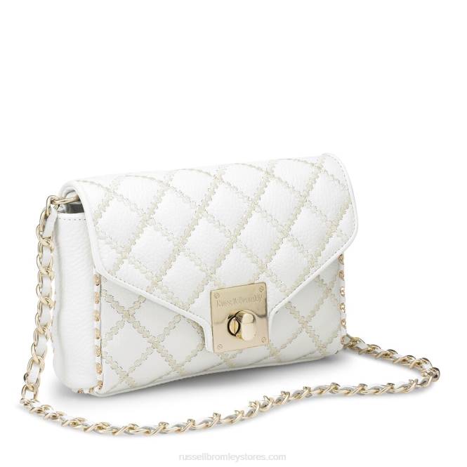 boulevard2 mini crossbody לבן 0X82695 Russell And Bromley