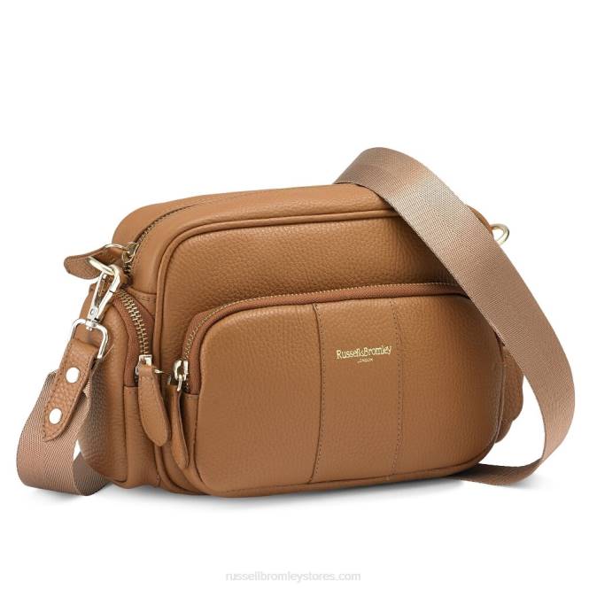 תמונת מצב מרובת כיסים crossbody חום 0X82716 Russell And Bromley