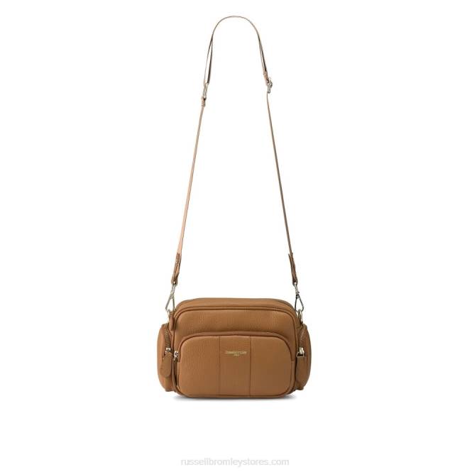 תמונת מצב מרובת כיסים crossbody חום 0X82716 Russell And Bromley