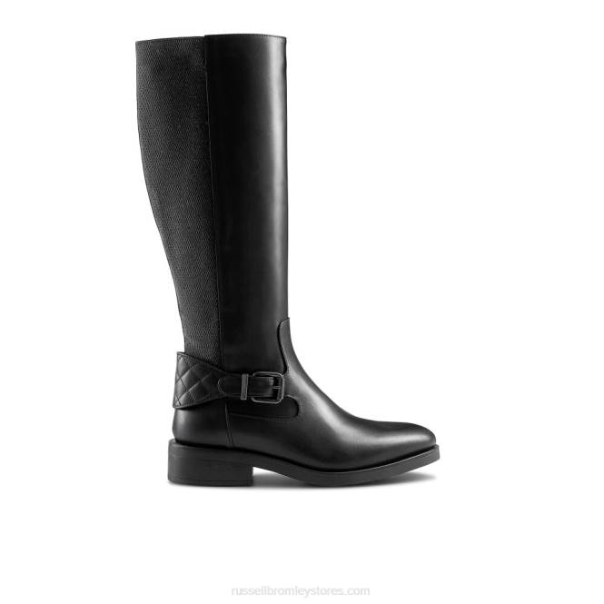 נשים מגף רכיבה dryleks frontfront שָׁחוֹר 0X82349 Russell And Bromley