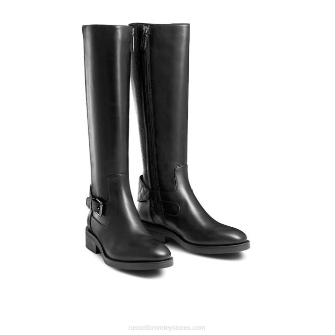 נשים מגף רכיבה dryleks frontfront שָׁחוֹר 0X82349 Russell And Bromley