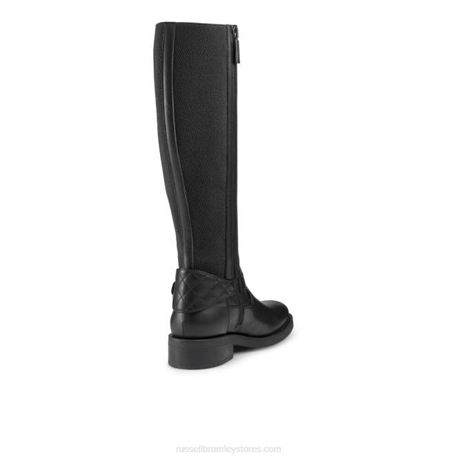 נשים מגף רכיבה dryleks frontfront שָׁחוֹר 0X82349 Russell And Bromley