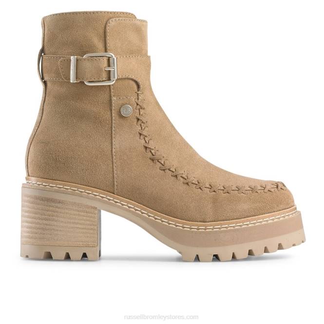 נשים hipstitch dryleks: עקב מוערם בשוט בז' 0X82295 Russell And Bromley