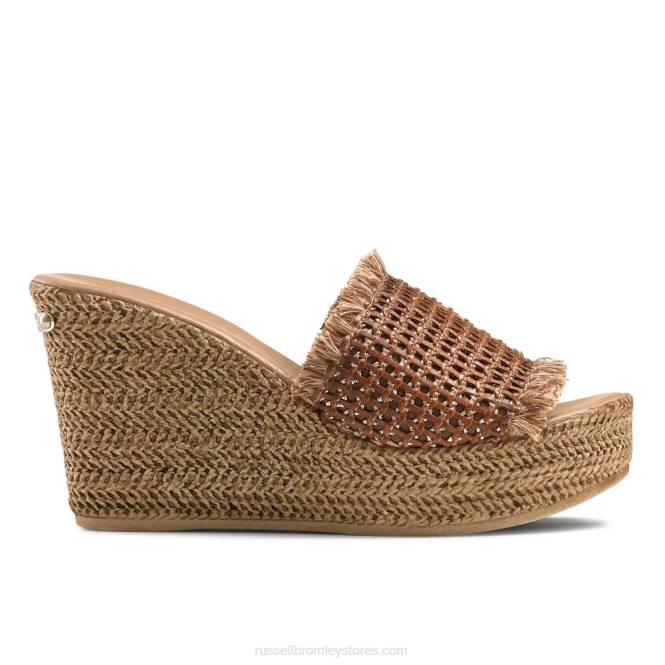 נשים פרד טריז libertine weave חום 0X82165 Russell And Bromley