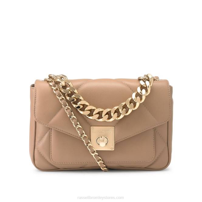 quiltpuff midi mini crossbody בז' 0X82674 Russell And Bromley