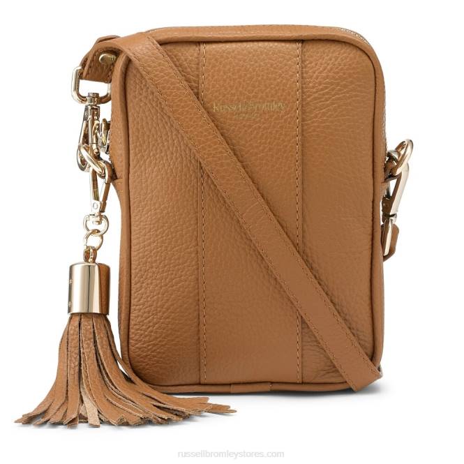 rowlow mini crossbody חום 0X82735 Russell And Bromley