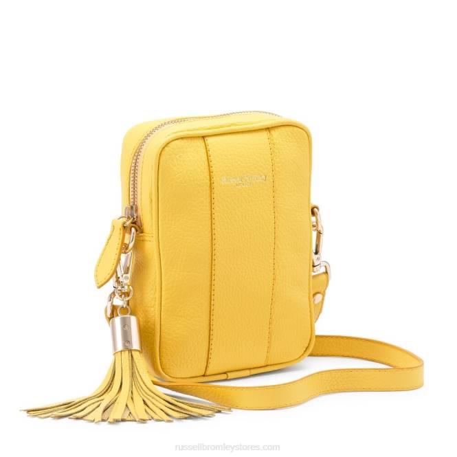 rowlow mini crossbody צהוב 0X82741 Russell And Bromley