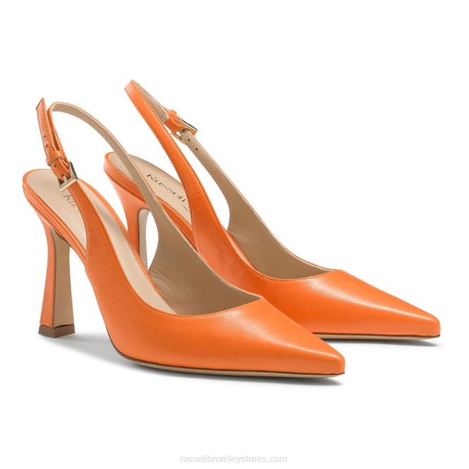 נשים משאבת נקודת slingback נקודתית תפוז 0X82188 Russell And Bromley