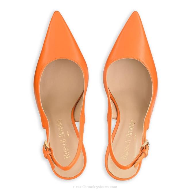 נשים משאבת נקודת slingback נקודתית תפוז 0X82188 Russell And Bromley