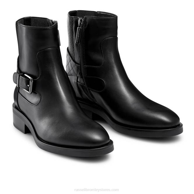 נשים מגף רכיבה storm dryleks שָׁחוֹר 0X82294 Russell And Bromley