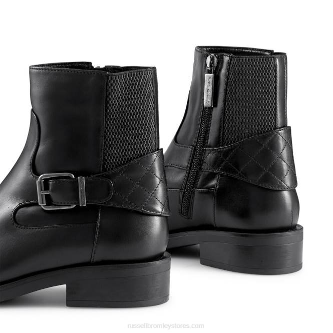 נשים מגף רכיבה storm dryleks שָׁחוֹר 0X82294 Russell And Bromley